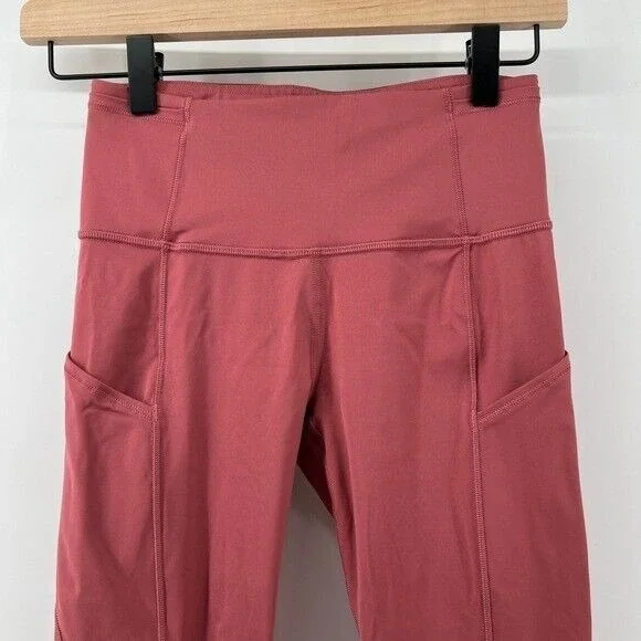 Lululemon Women‎ 4 Lululemon Fast Free High Rise Tight 25 Cool Cherry NWOT
